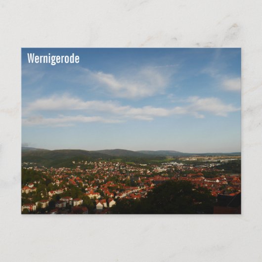 Wernigerode Deutschland Postkarte (Vorderseite)