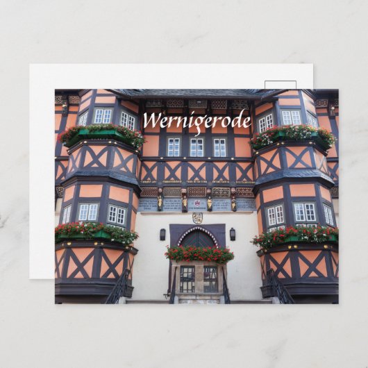 Wernigerode-Foto Postkarte (Vorne/Hinten)