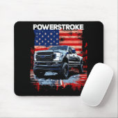 Werstroke Single Cab Truck American Flag New Body  Mousepad (Mit Mouse)