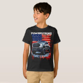 Werstroke Single Cab Truck American Flag New Body T-Shirt (Vorne ganz)
