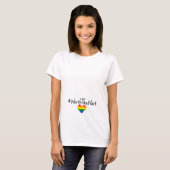Wert das Wartezeit-Regenbogen-Baby T-Shirt (Vorne ganz)