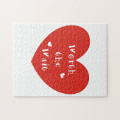 Wert die Wartezeit - Adoption - neues Baby Puzzle (Horizontal)