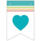 Wert die Wartezeit neues Baby, Wimpelkette (Erste Fahne)