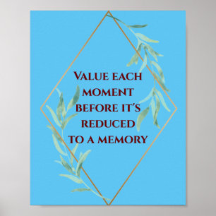 Wert pro Moment Poster