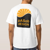 Wert T - Shirt, weiß T-Shirt (Rückseite)