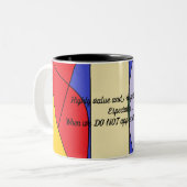 Wert und Respekt für alle Menschen - Tasse (Vorderseite Links)