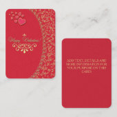 WERTE ~ Businesscard Visitenkarte (Vorne/Hinten)