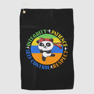 Werte für Kampfkunst - Boys Karate Mindset Golfhandtuch