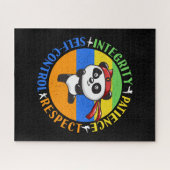 Werte für Kampfkunst - Boys Karate Mindset Puzzle (Horizontal)