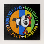 Werte für Kampfkunst - Boys Karate Mindset Puzzle (Horizontal)