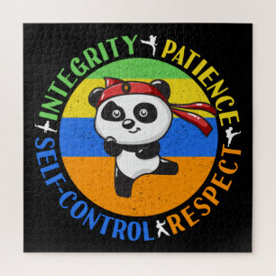 Werte für Kampfkunst - Boys Karate Mindset Puzzle