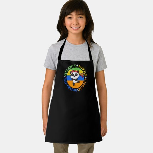 Werte für Kampfkunst - Boys Karate Mindset Schürze (Insitu)