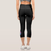 Werte für Kampfkunst - Girly Karate Mindset Capri Leggings (Rückseite)