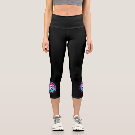 Werte für Kampfkunst - Girly Karate Mindset Capri Leggings (Vorderseite)