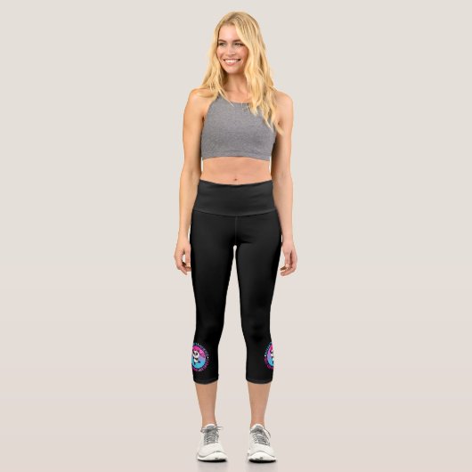 Werte für Kampfkunst - Girly Karate Mindset Capri Leggings (Vorderseite)