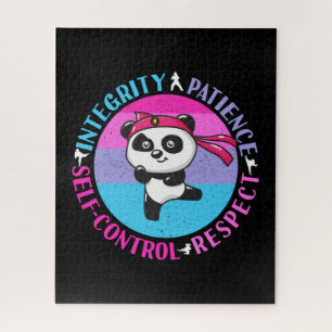 Werte für Kampfkunst - Girly Karate Mindset Puzzle