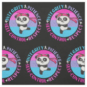 Werte für Kampfkunst - Girly Karate Mindset Stoff (Muster)