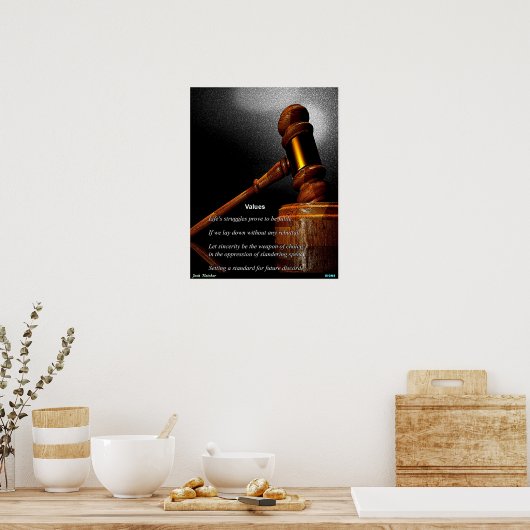 Werte Poster (Küche)