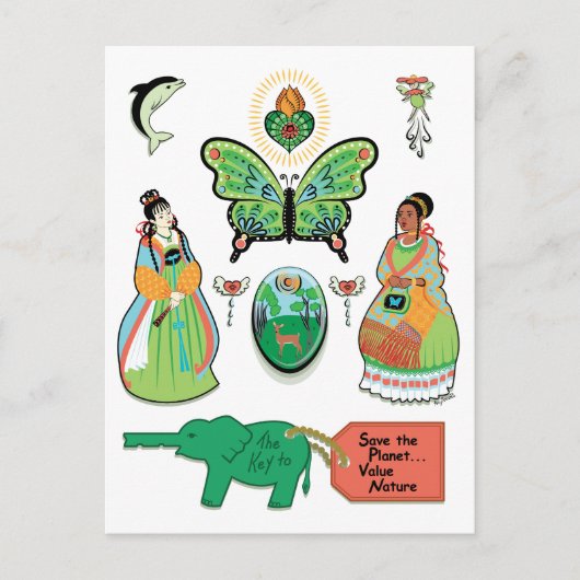 Werteart Postkarte (Vorderseite)