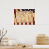 Wertegesetz Poster (Küche)