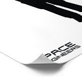 Wertepapier für Raumfahrtingenieure (Matte) Poster (Ecke)