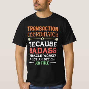 Wertgutschrift für Transaktionskoordinator T-Shirt