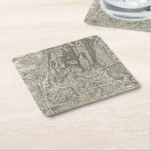 Wertigkeit Rechteckiger Pappuntersetzer (angewinkelt)