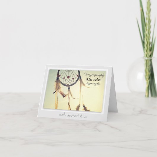 Wertkarte (nie aufgeben) dankeskarte (Vorderseite)