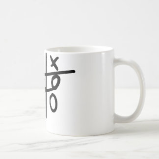wertlose und Kreuze - tic tac-Zehe Kaffeetasse