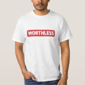 wertlose woolworths T-Shirt (Vorderseite)