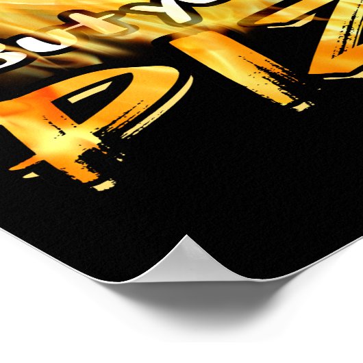 Wertpapier für Pizzeria Poster (Ecke)