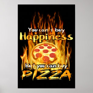 Wertpapier für Pizzeria Poster