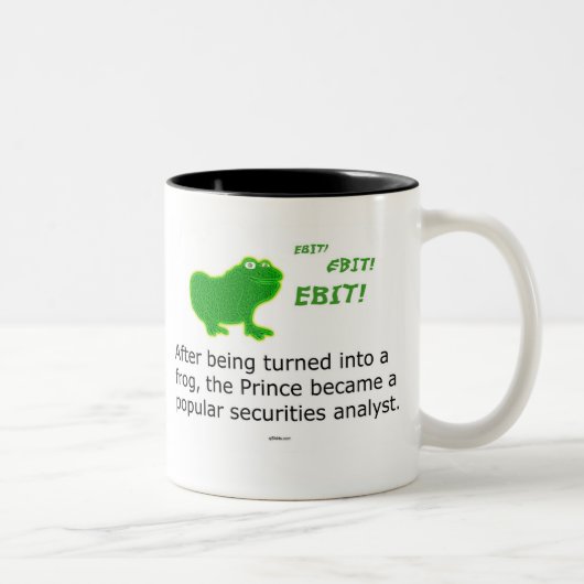 Wertpapiere-Analytiker Zweifarbige Tasse (Rechts)