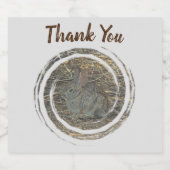 Wertschätzung Brown Bunny Niedlich Rabbit Vielen D Bierflaschenetikett (Einzelnes Label)