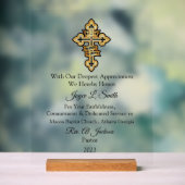 Wertschätzung der Kirche Acrylschild (Neutral)