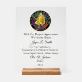 Wertschätzung der Kirche Acrylschild (Vorderseite)