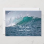 Wertschätzung der Meereswellen dank Ihrer Karte (Vorderseite)