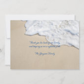 Wertschätzung der Meereswellen dank Ihrer Karte (Rückseite)