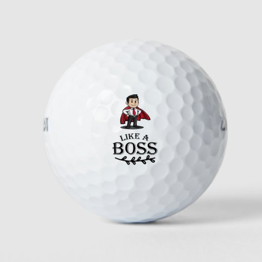 Wertschätzung des Boss Day Mitarbeiters Golfball (Vorderseite)