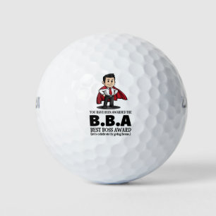 Wertschätzung des Boss Day Mitarbeiters Golfball