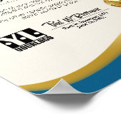 Wertschätzung ehrenamtlicher Mitarbeiterpos Poster (Ecke)