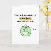 Wertschätzung | Funny Niedlich | Insgesamt Phantas Karte (Gelbe Blume)