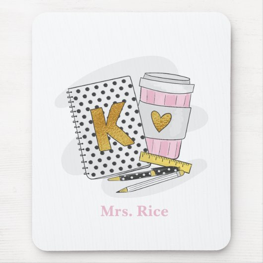 Wertschätzung für den Custom White Kindergarten Mousepad (Vorne)