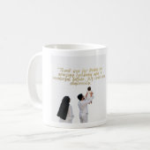 Wertschätzung für Ehemann und Vater Kaffeetasse (Vorderseite Links)