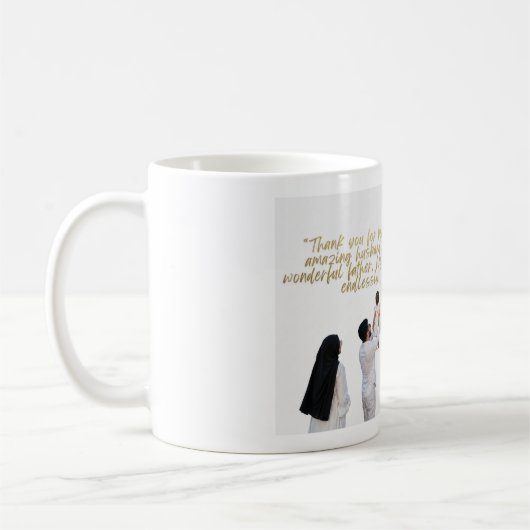 Wertschätzung für Ehemann und Vater Kaffeetasse (Links)