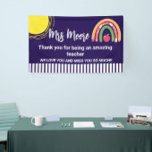 Wertschätzung für Lehrer Banner (Messeveranstaltung)