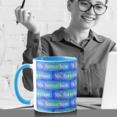 Wertschätzung für Ocean Blue Teacher Tasse
