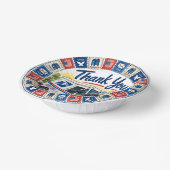 Wertschätzung für Postmitarbeiter  Pappteller (Gewinkelt)