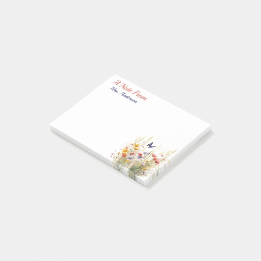 Wertschätzung für Wasserfarben Maßgeschneiderte Le Post-it Klebezettel (angewinkelt)