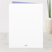 Wertschätzung von "Ocean Blue Waves" Dankeskarte (Rückseite)